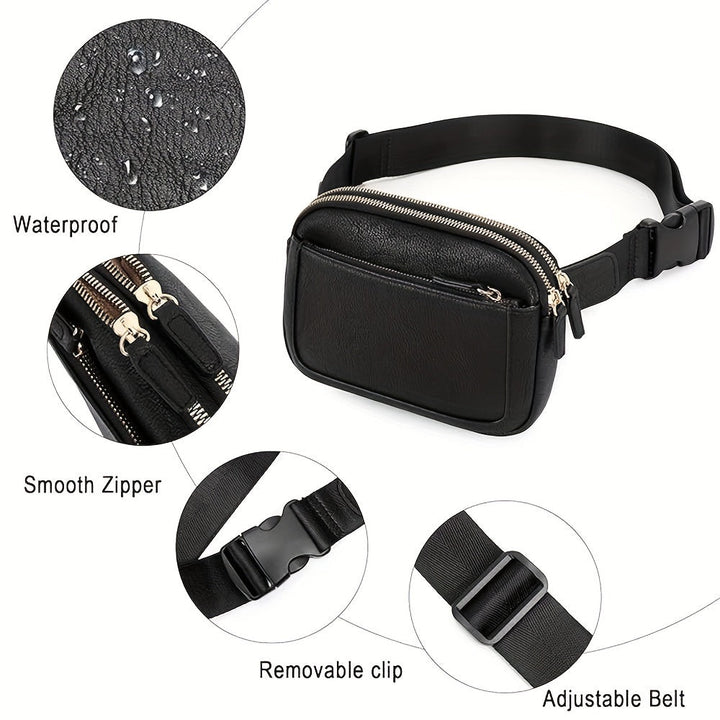 Borsa a tracolla unisex leggera, profilo laterale. Mostra design sottile e pratico per viaggi.