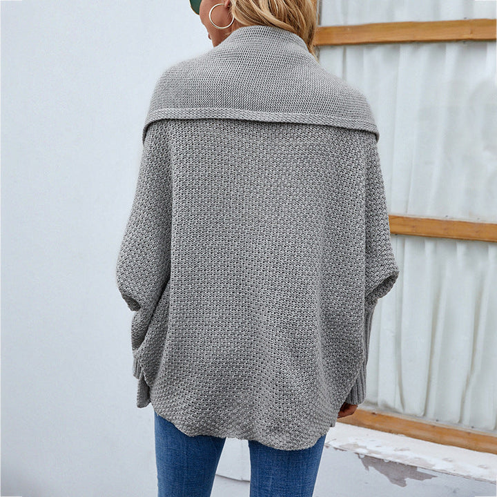Cardigan donna leggero, modello kimono lungo e ampio. Perfetto come strato per primavera/estate. Abbigliamento femminile casual.