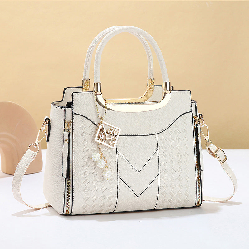 Borsa a tracolla donna trapuntata, design chic in pelle PU, perfetta come accessorio elegante e versatile.
