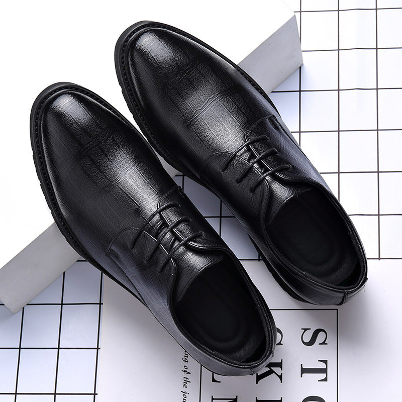 Scarpe eleganti uomo Oxford nere in pelle, ideali per business e cerimonie, stile raffinato.