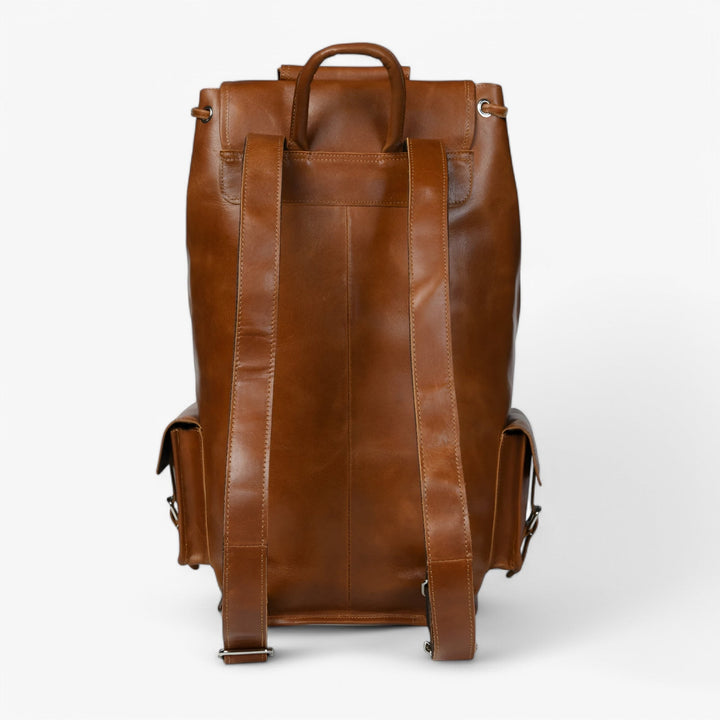 Zaino uomo marrone multiformato (45.7cm/50.8cm), pratico per ogni esigenza, dal quotidiano al viaggio.