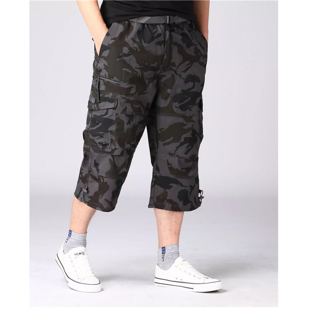 Pantaloncini cargo uomo leggeri per comfort estivo. Ideali per relax e look casual.