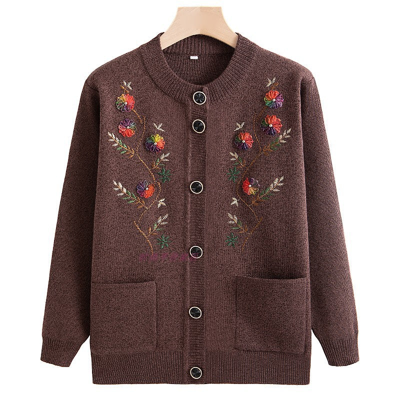 Cardigan donna invernale elegante, maglieria calda con motivo 3D e vestibilità ampia, ideale per il tuo look.