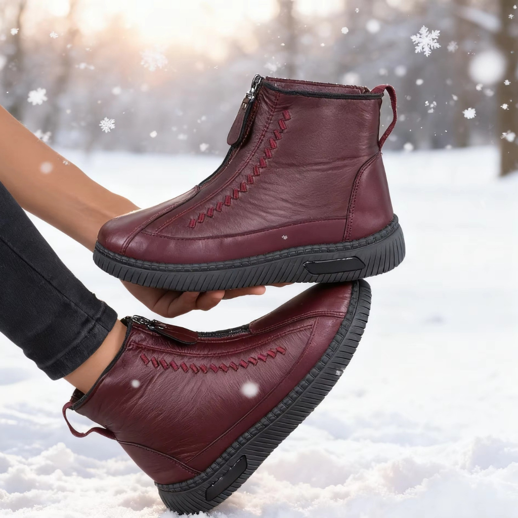 Stivali autunno-inverno donna bordeaux, un tocco di colore alla moda.