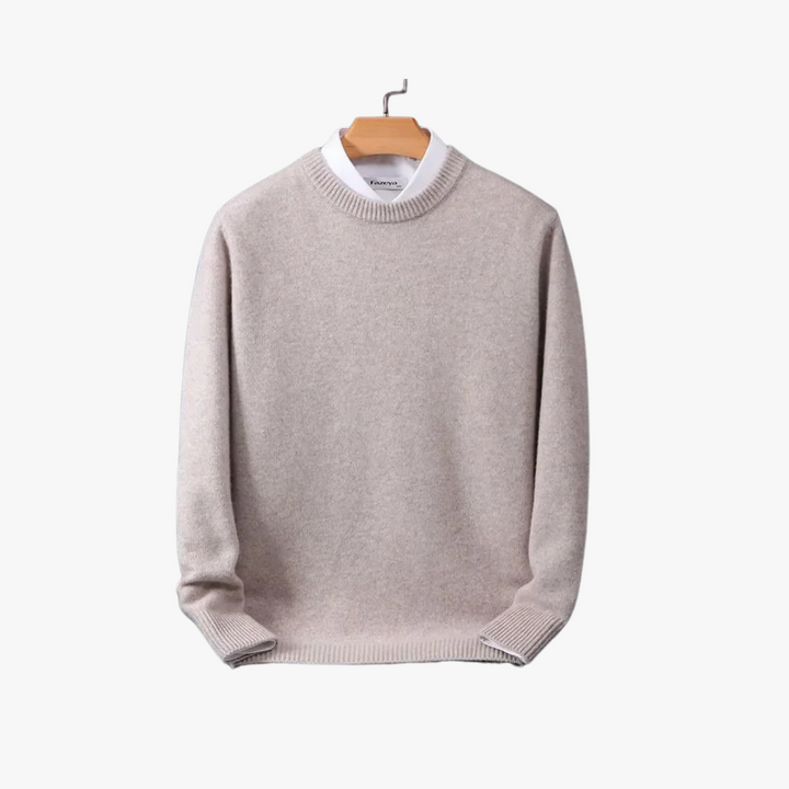 Eleva il tuo stile casual con un maglione uomo girocollo morbido. Vestibilità ampia per comfort autunnale/invernale.
