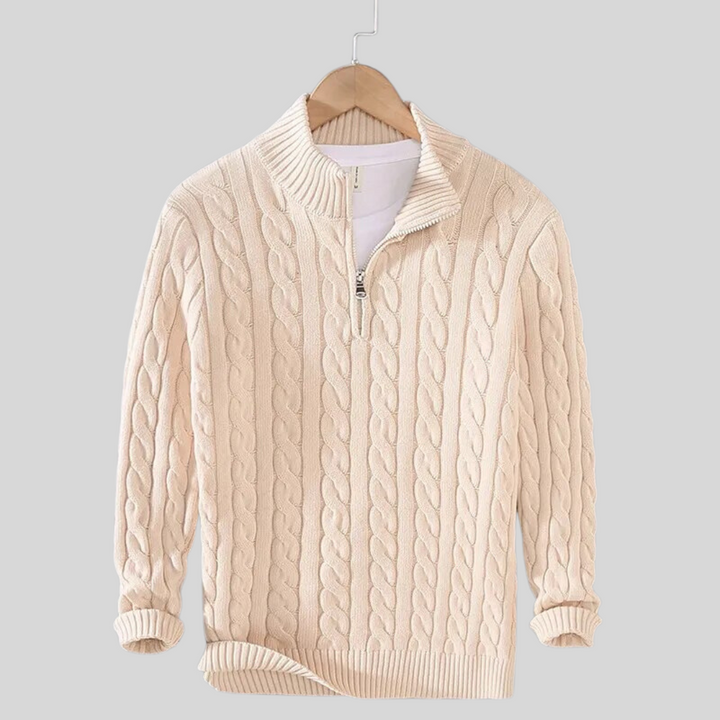 Maglione leggero uomo in maglia fine, autunnale e versatile, perfetto per look casual chic.