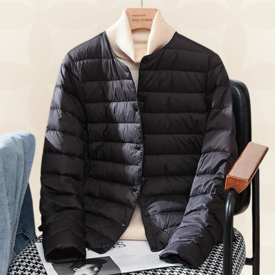 Giacca donna mezza stagione, imbottita e calda, per un look casual ed elegante.