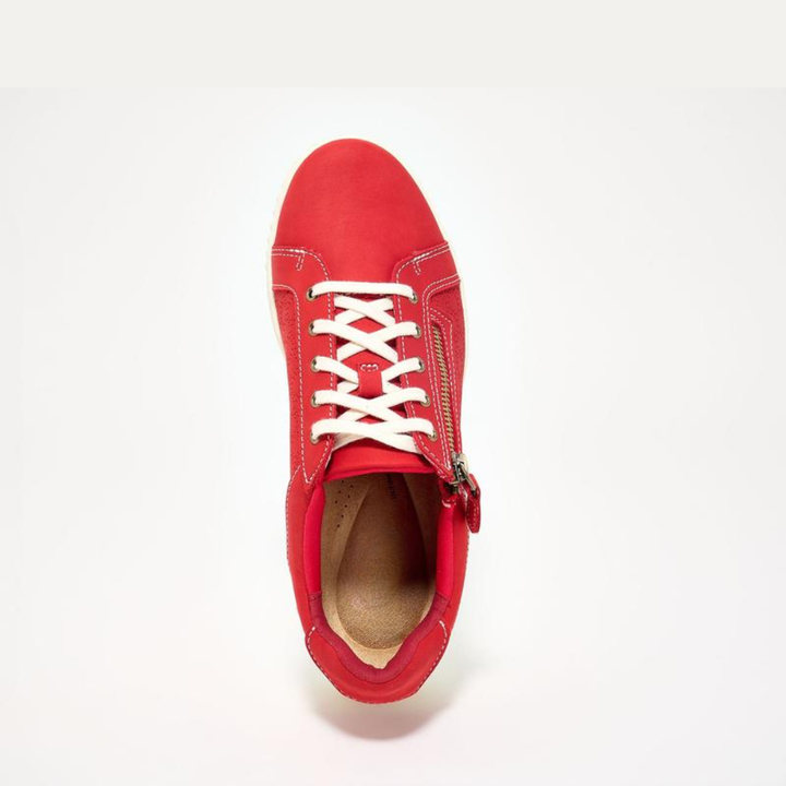 Scarpe donna Caroline Zip: sneakers casual con dettagli zip, comfort moderno per passeggio e look quotidiani.