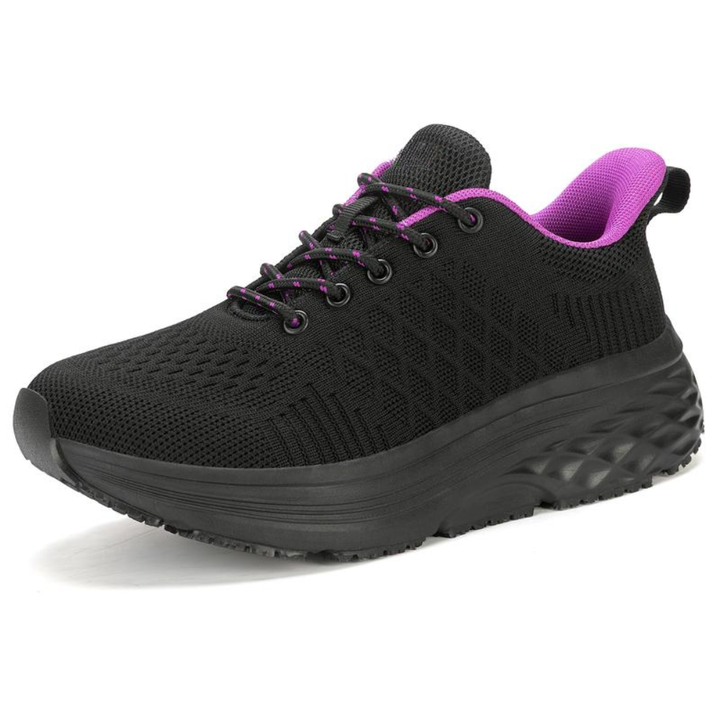 Dettaglio sneakers Phantom Grip nere da donna, per unire stile, comfort e versatilità nelle calzature.