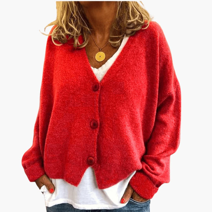 Abbigliamento versatile: cardigan donna con bottoni, un must-have per il tuo guardaroba quotidiano.