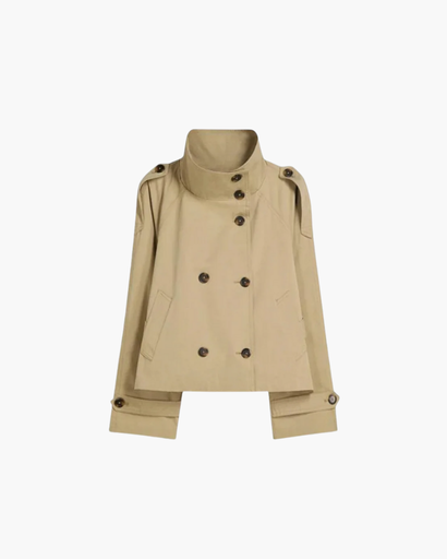 Giacca trench donna classica ed elegante, perfetta per primavera e autunno. Stile intramontabile.