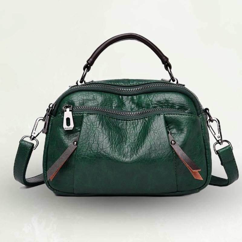 Versatile borsa a mano donna, multicolore accattivante, con pratica tracolla removibile inclusa.