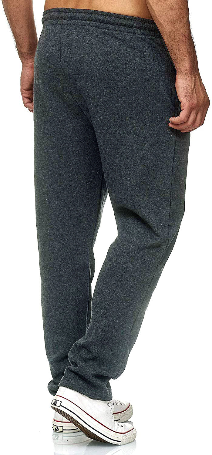 Pantaloni tuta uomo autunno/inverno, gamba dritta, caldi, versatili e per il massimo comfort.