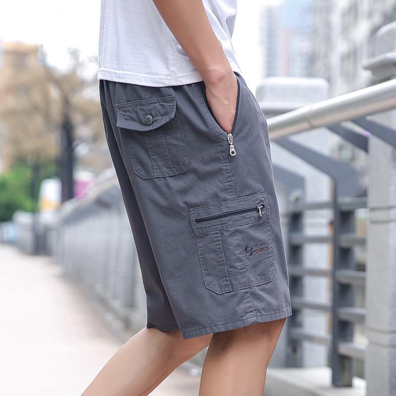 Pantaloni uomo estivi grigi oversize a gamba dritta. Massima vestibilità ampia e comfort per ogni taglia.