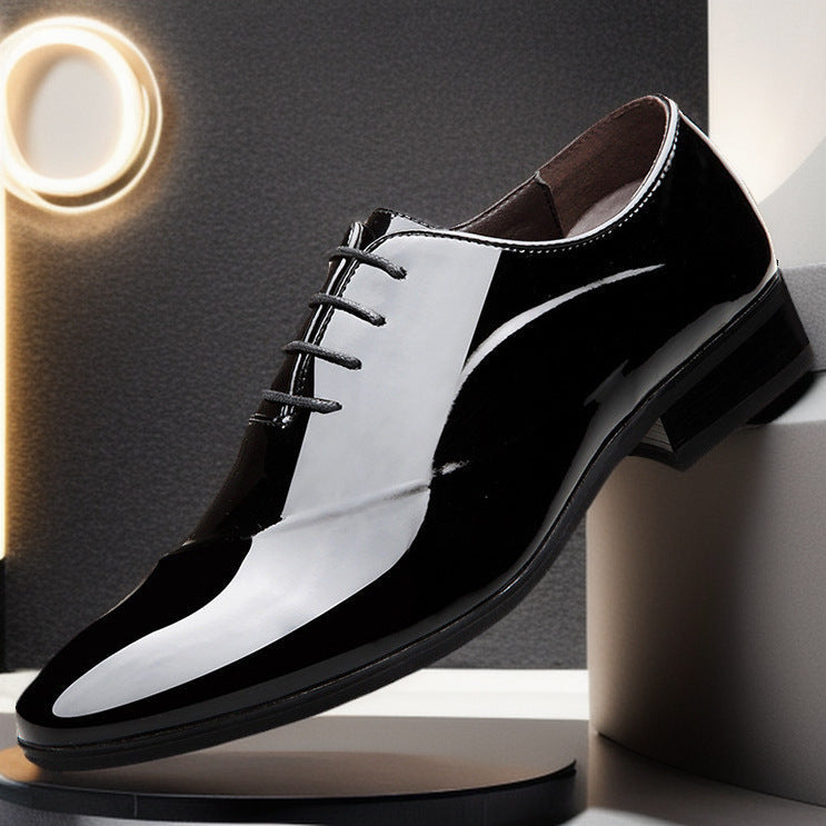 Scarpe stringate uomo nere oxford eleganti-casual, taglie comode, per comfort quotidiano e antiscivolo.