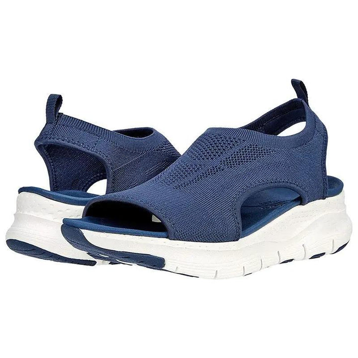 Sandali donna estivi con supporto arco plantare. Comfort ineguagliabile per camminate casual e spiaggia.