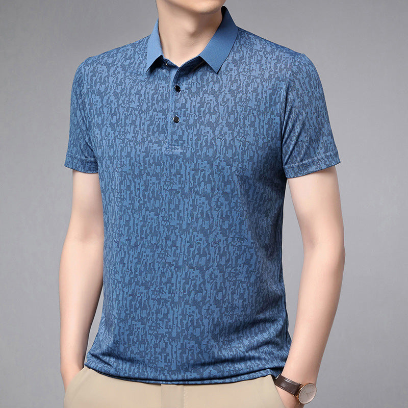 Elegante camicia uomo floreale a maniche corte, perfetta per l'estate, stile casual e moderno, massima freschezza.