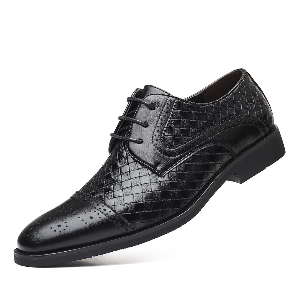 Scarpe uomo eleganti arancioni con lacci e punta affusolata. Stile business e formale originale.