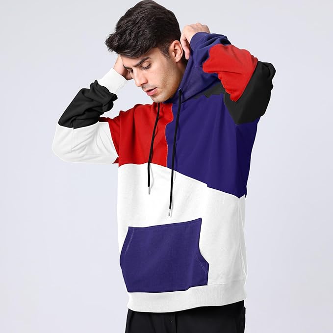 Felpa calda con cappuccio da uomo, moderna e confortevole, essenziale per affrontare il fresco dell'autunno.