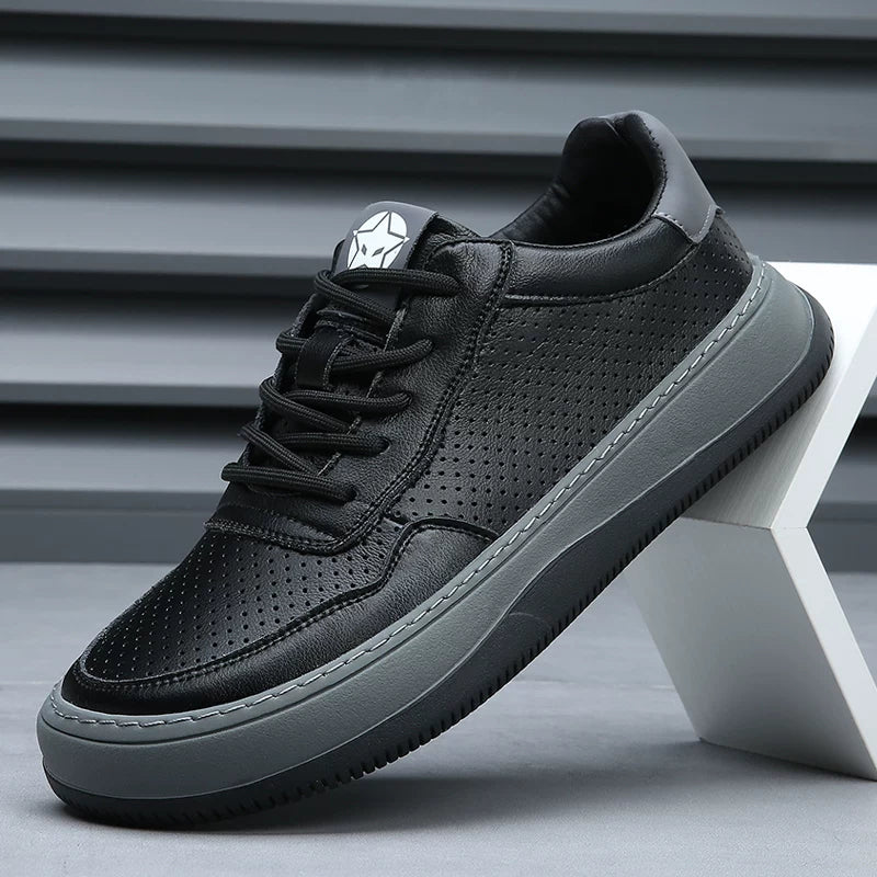 Scarpe sportive uomo retrò arancio, nero e bianco. Sneakers traspiranti per comfort e stile quotidiano.