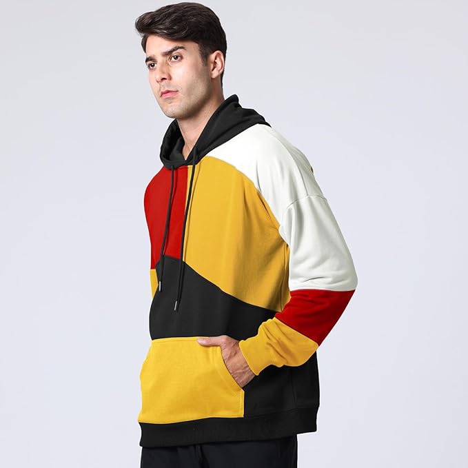 Felpa con cappuccio uomo di tendenza, stile moderno e oversize, per un comfort alla moda durante l'autunno.