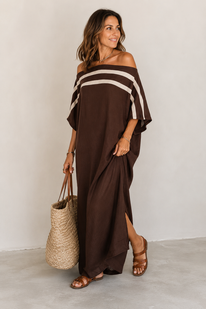 Abito fluido donna leggero per ogni occasione. Maxi vestito elegante, casual chic o da vacanza. Moda estiva comoda.