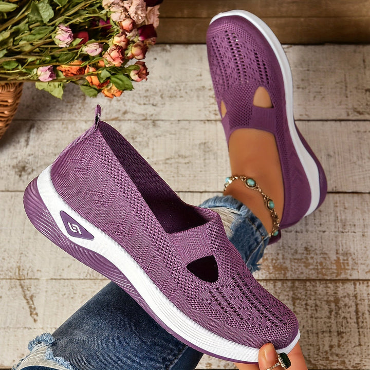 Scarpe donna ortopediche leggere antiscivolo, ideali per camminata e comfort quotidiano.