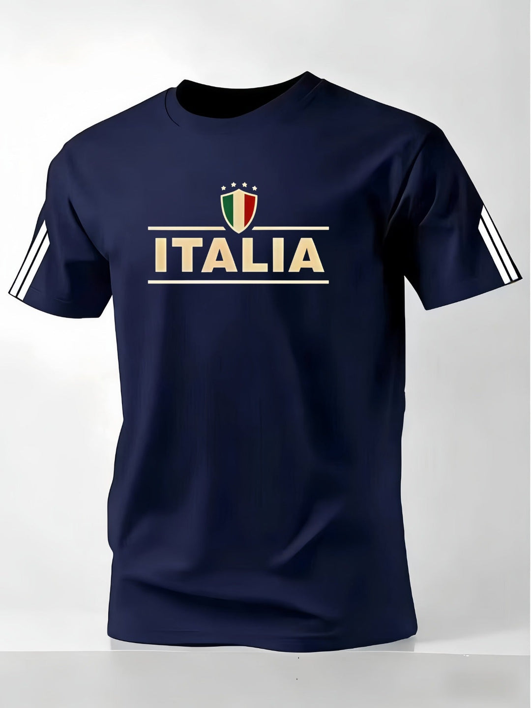 T-shirt uomo girocollo nera, maniche corte, stile casual per comfort quotidiano e moda estiva versatile.