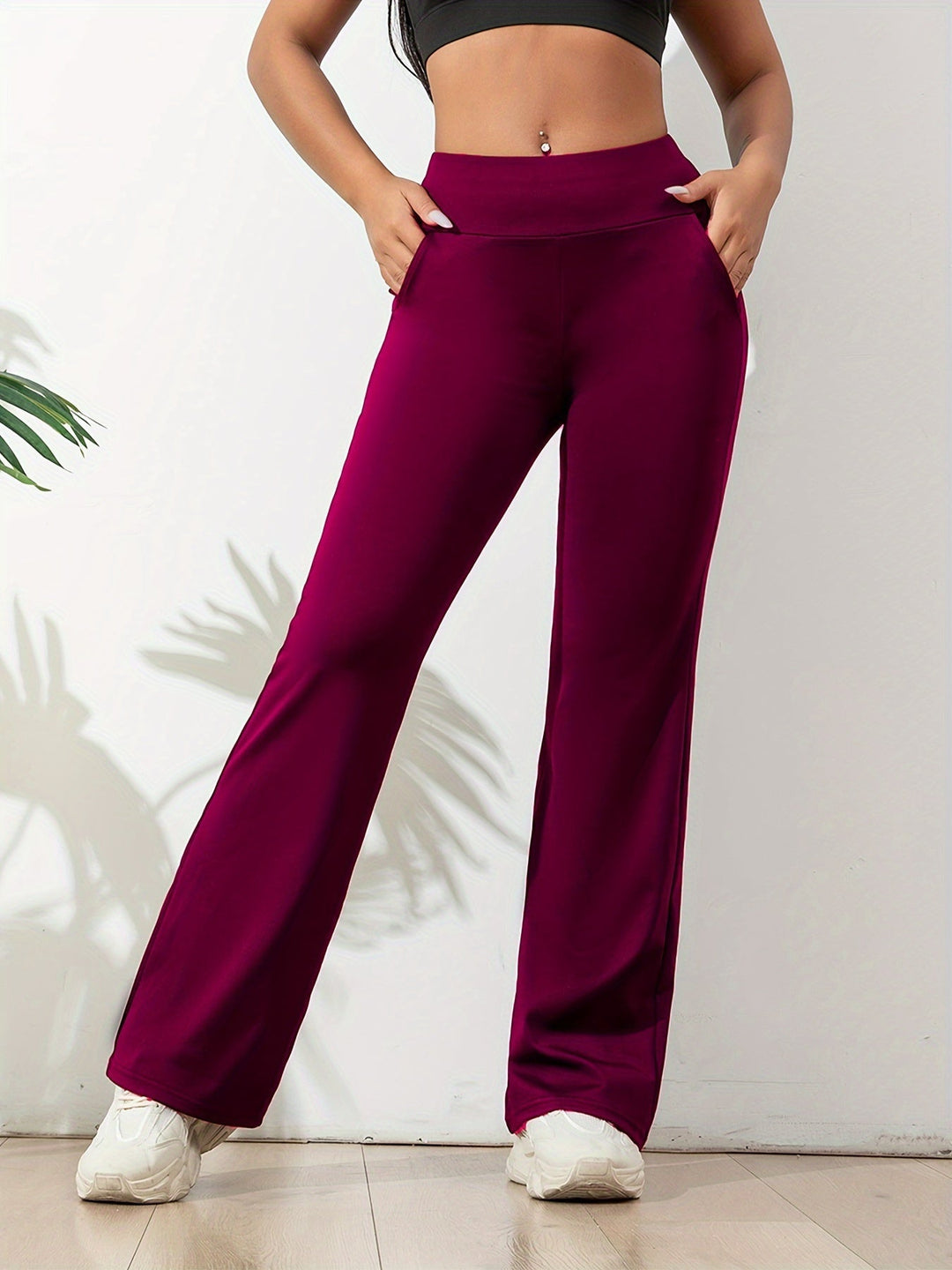 Pantaloni yoga donna vita alta, morbidi e super elasticizzati. Ottimi per fitness, yoga e abbigliamento casual.