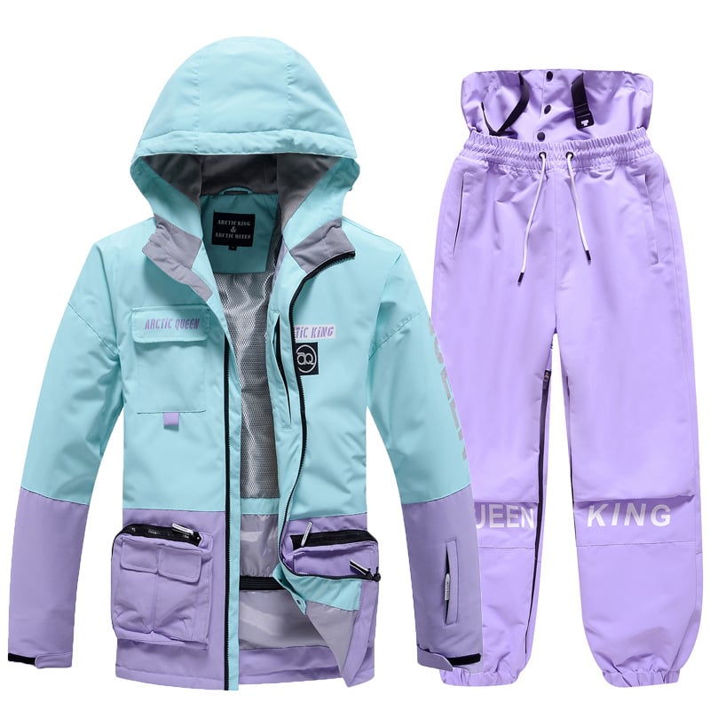 Completo da sci traspirante unisex, comfort e calore per la tua avventura sulla neve.