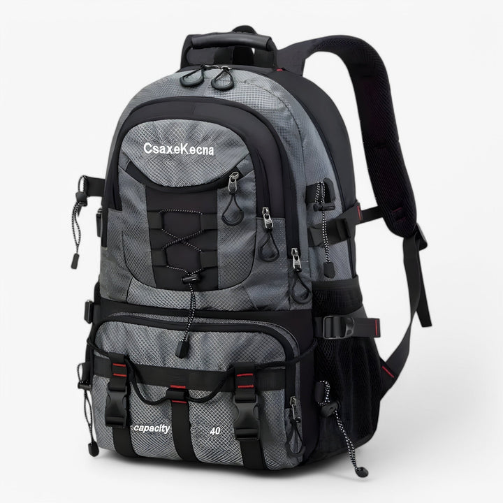 Zaino robusto 40L unisex per escursionismo in montagna, trekking e avventure outdoor, confortevole.