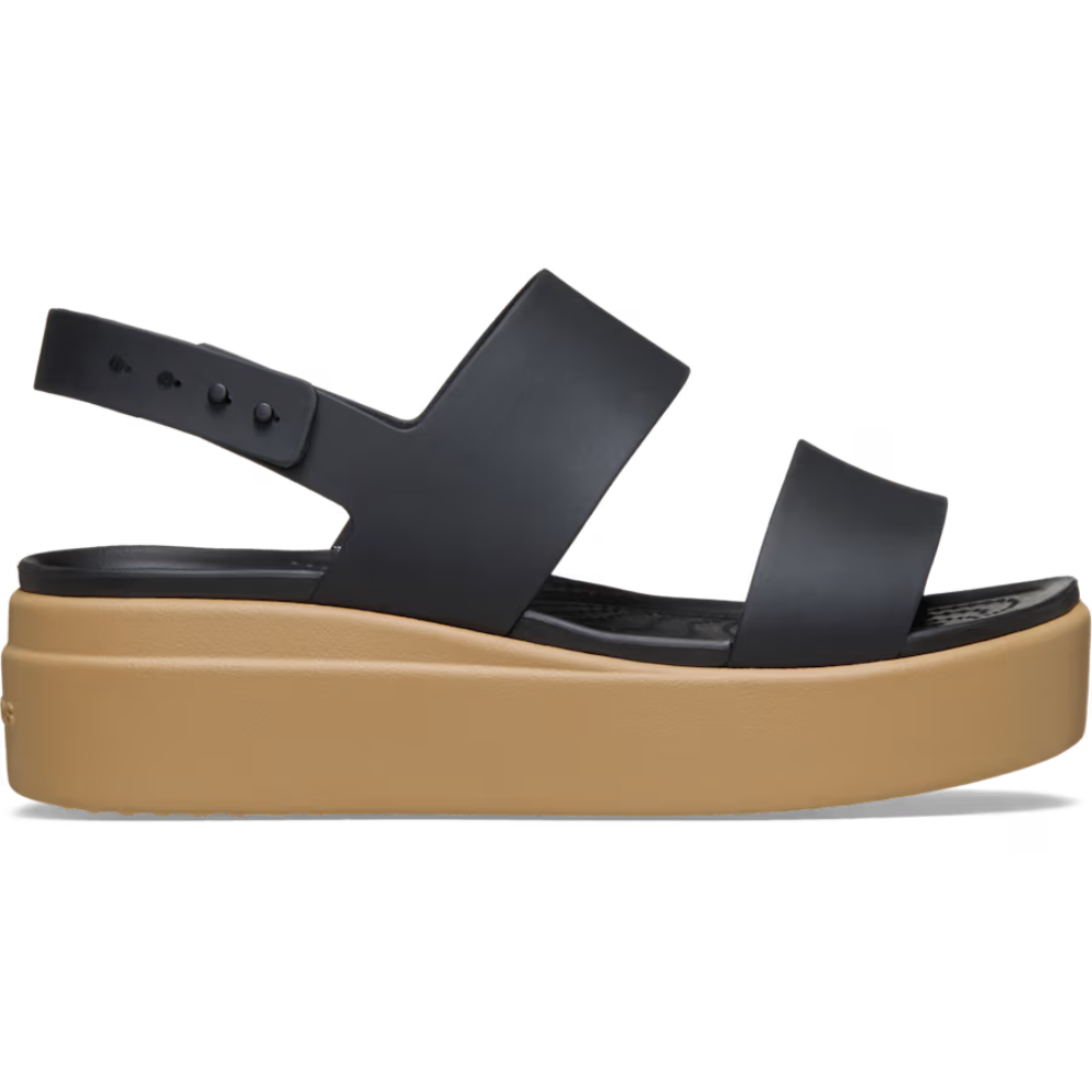 Moda donna: sandali con plateau beige, calzature estive aperte, comode per ogni occasione.