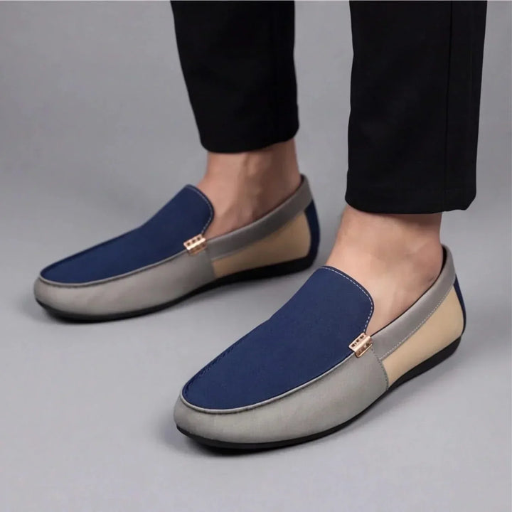 Scarpe uomo mocassini eleganti e casual, senza lacci, comodi e leggeri; ideali per un look estivo e versatile. [[lstfy-media:5]]