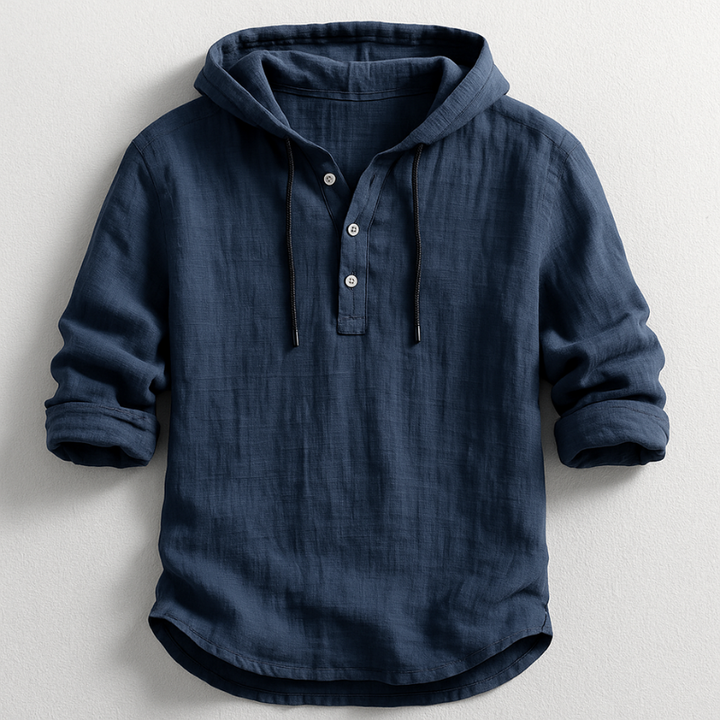 Felpa con cappuccio da uomo, eleva il tuo stile casual. Versatile per outfit primaverili/autunnali e relax quotidiano.