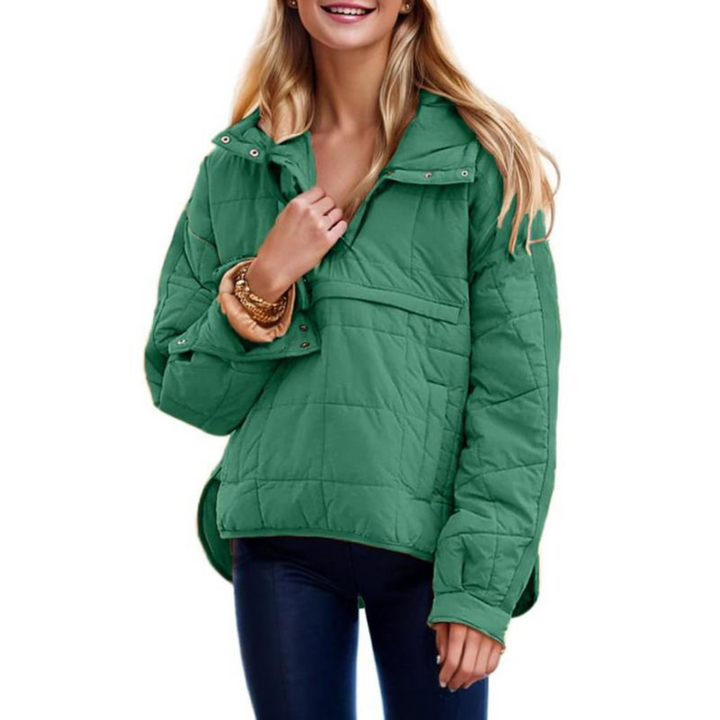 Piumino trapuntato donna in varie colorazioni, capospalla versatile per autunno e inverno. Caldo e di tendenza.