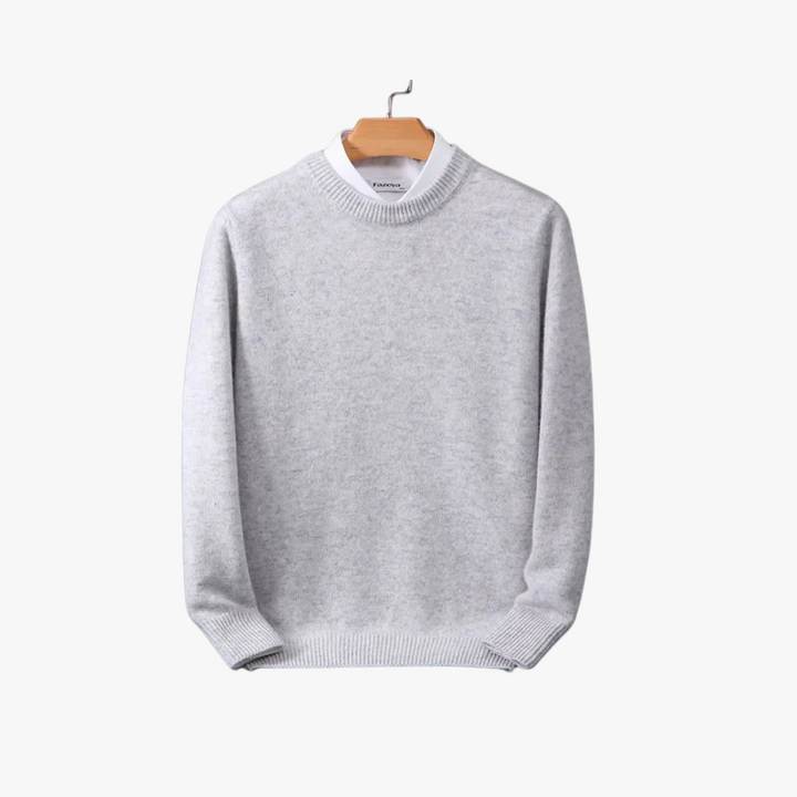 Maglione uomo girocollo ampio e caldo, ideale per il tuo look casual invernale. Massima libertà di movimento.