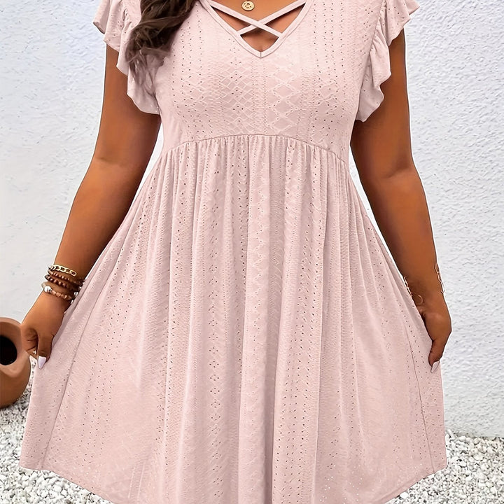 Vestito donna estivo, leggero e comodo, con maniche corte, perfetto per un outfit fresco e casual.