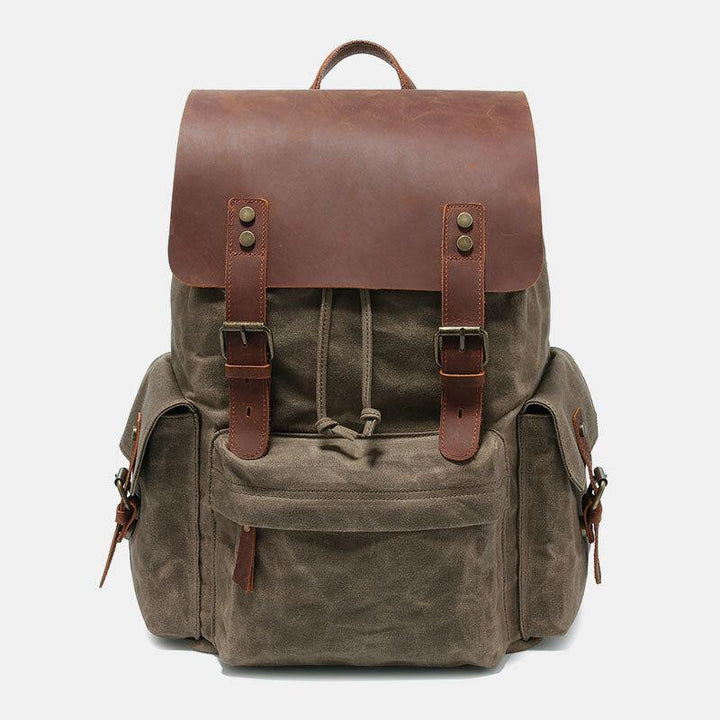 Zaino unisex con fibbie, scomparto porta laptop 15,6 pollici, multitasche. Ottimo regalo uomo donna.