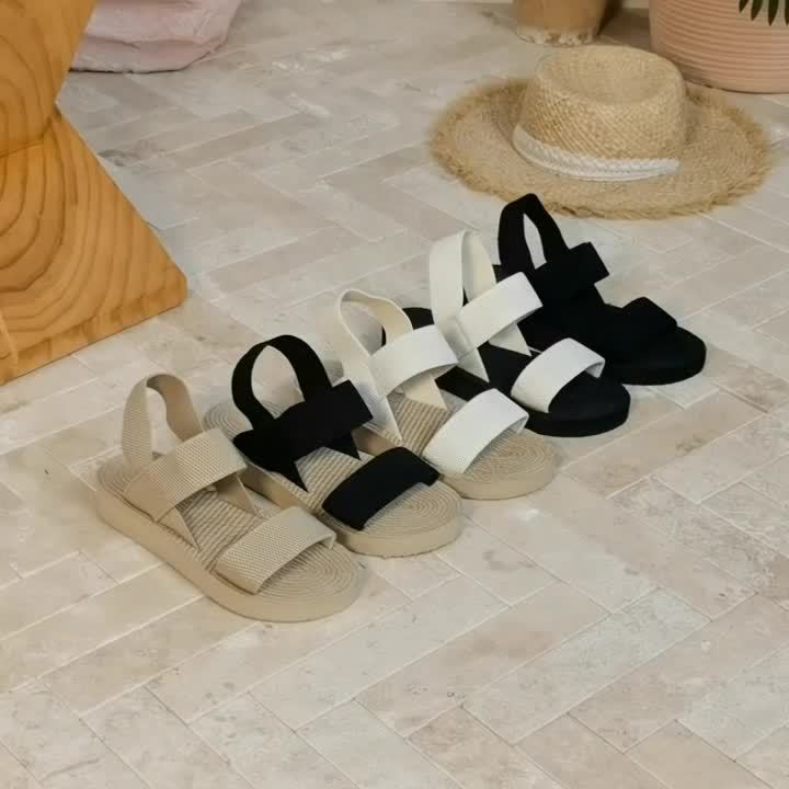 Sandali estivi donna plateau per passeggio, design chic e comfort senza compromessi.
