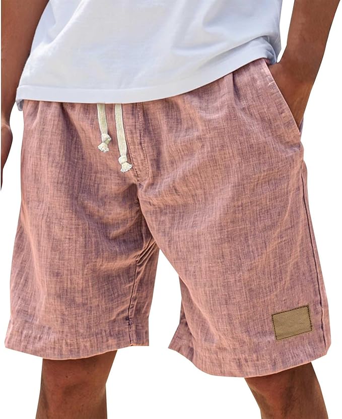 Abbigliamento estivo: shorts casual Lucas da uomo, vestibilità rilassata e tessuto leggero.