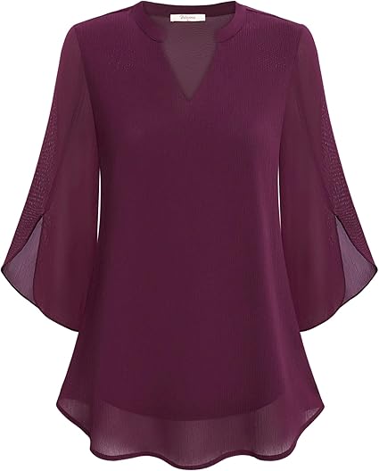 Blusa fluida donna versatile con maniche a pipistrello, eleva il tuo stile casual o formale con eleganza.