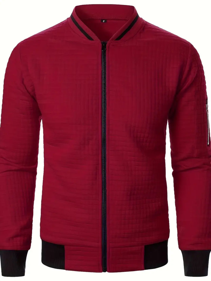 Giacca autunnale leggera da uomo, versatile per un outfit casual moderno.