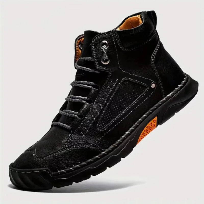 Calzature eleganti uomo con comfort ortopedico, ideali per ufficio e stile business casual.