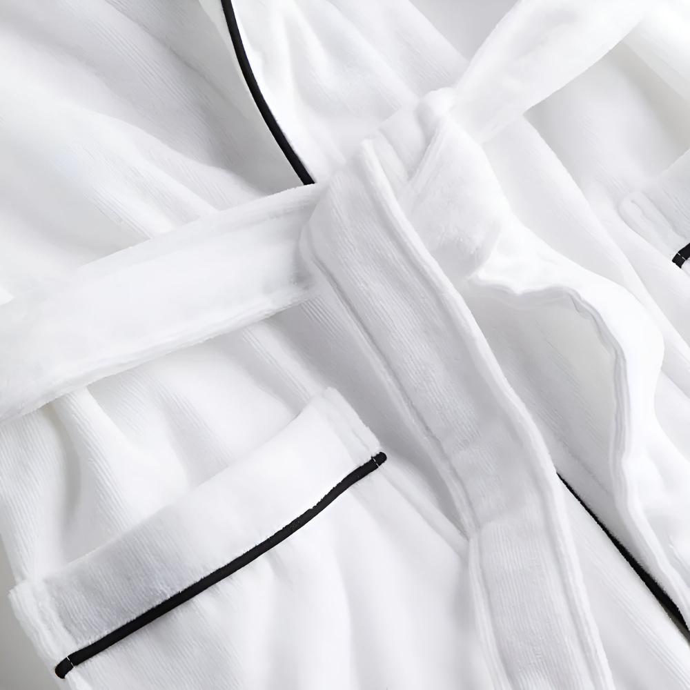 Accappatoio kimono estivo in cotone, leggero e pratico, ideale per uomo e donna, casa e vacanze.
