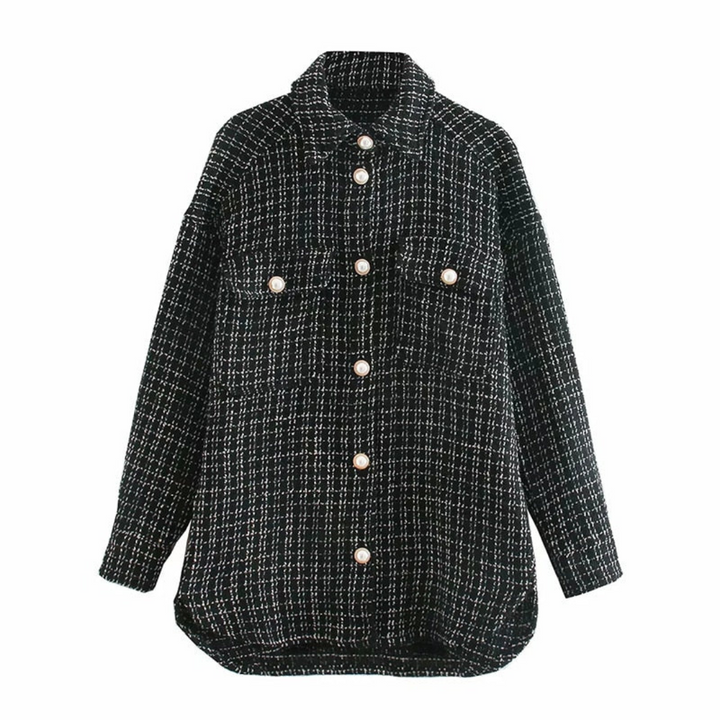 Giacca invernale da donna di tendenza, assicura calore e un look alla moda per affrontare il freddo con stile.