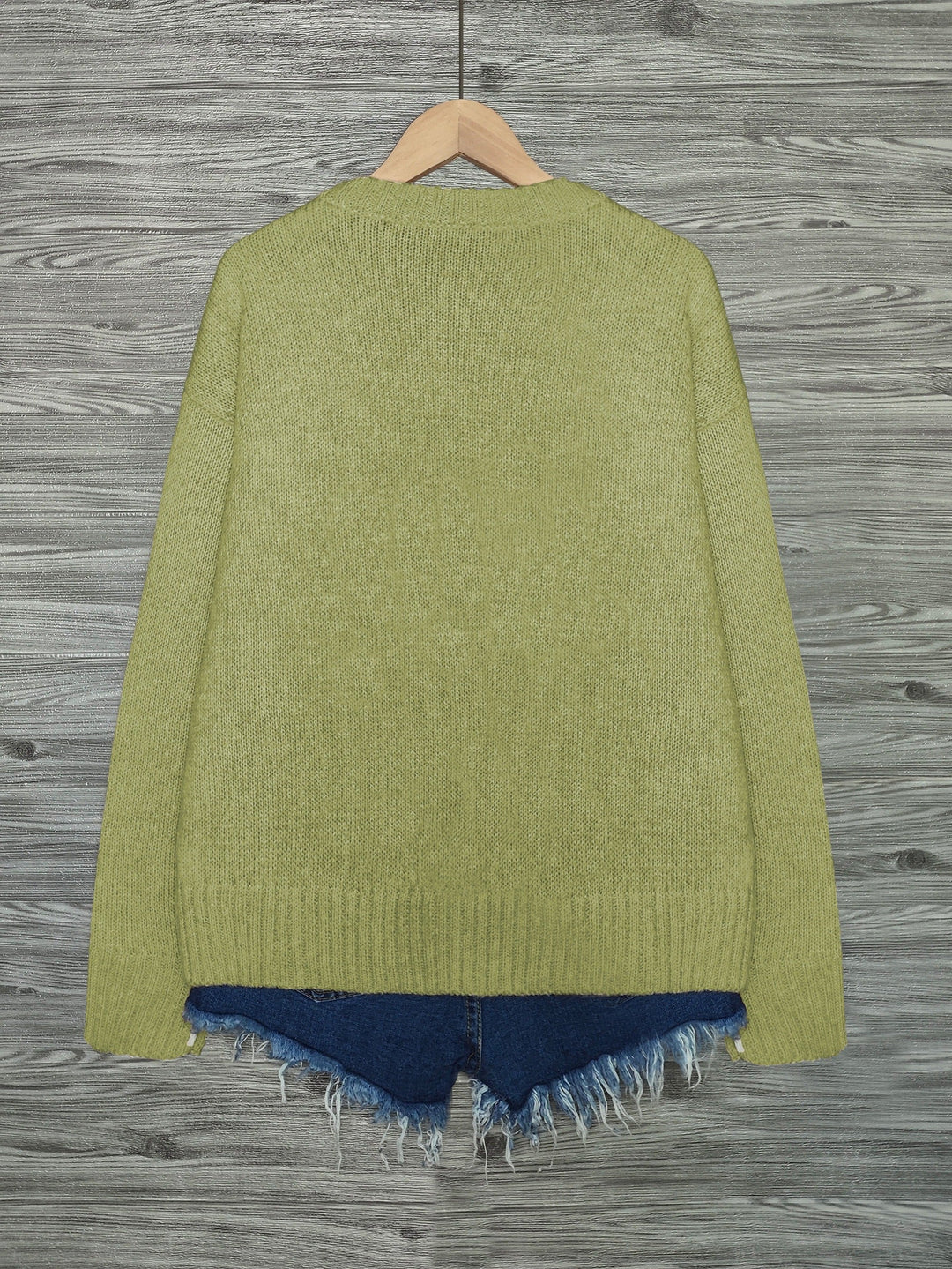 Maglione marrone scuro donna, oversize, con gatti. Ideale per l'inverno, vestibilità comoda.
