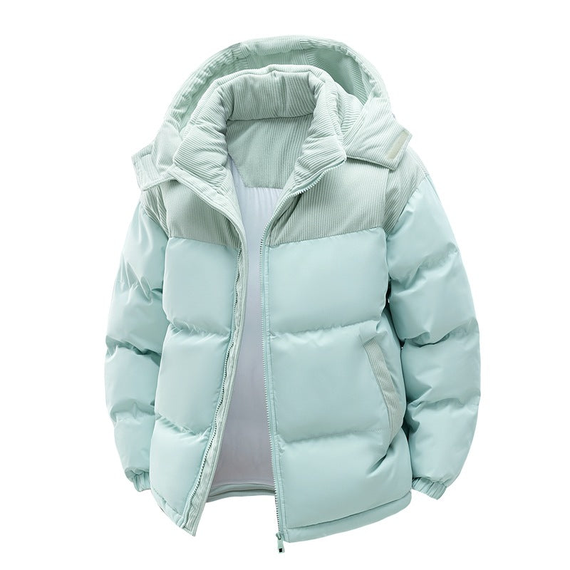 Piumino da uomo versatile per inverno, caldo e moderno. Giacca con cappuccio rimovibile, adatta per look casual-sportivi.