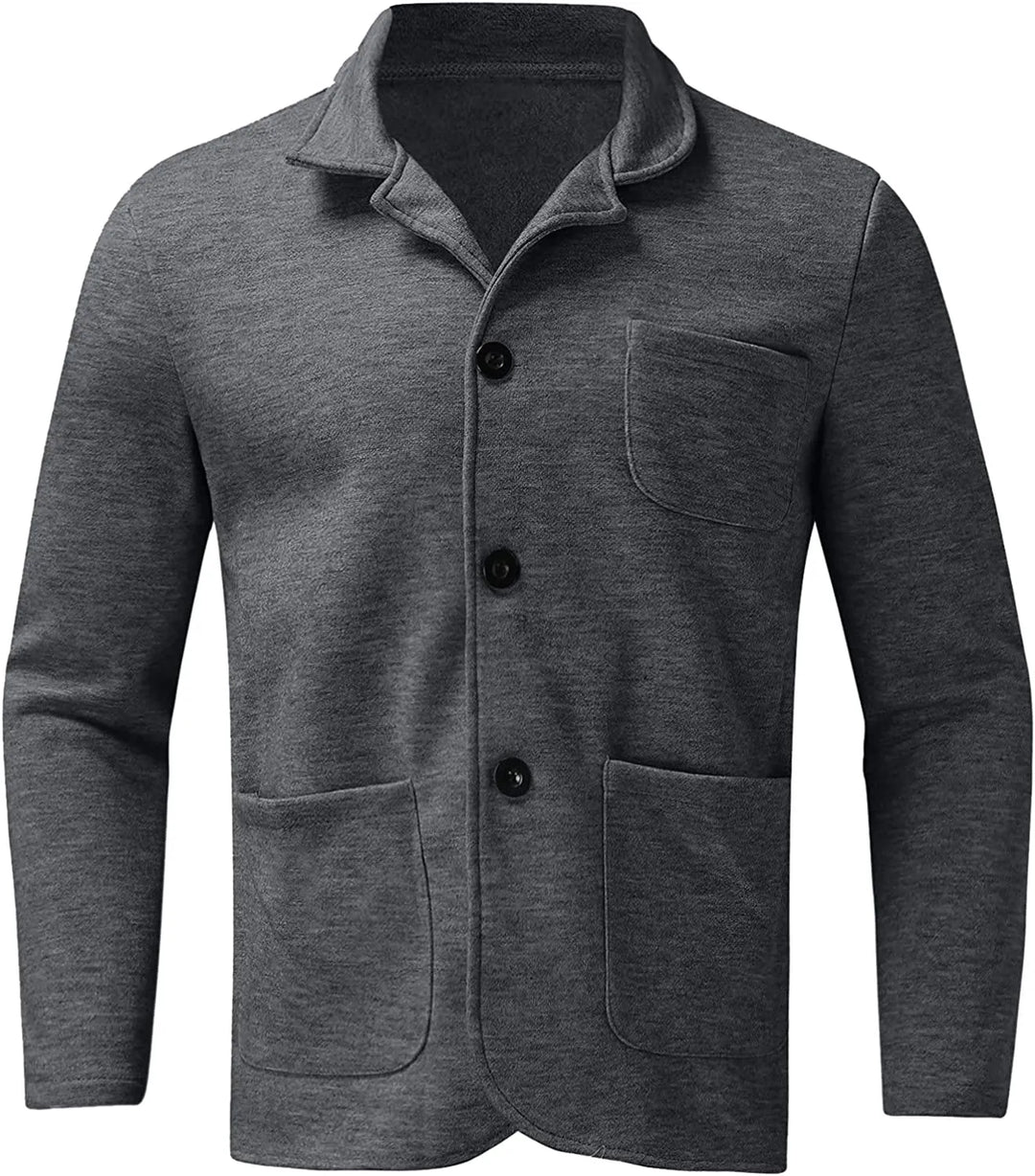 Giacca uomo formale, nera. Perfetta per outfit di lavoro e stile sofisticato.
