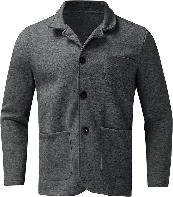 Giacca uomo formale, nera. Perfetta per outfit di lavoro e stile sofisticato.