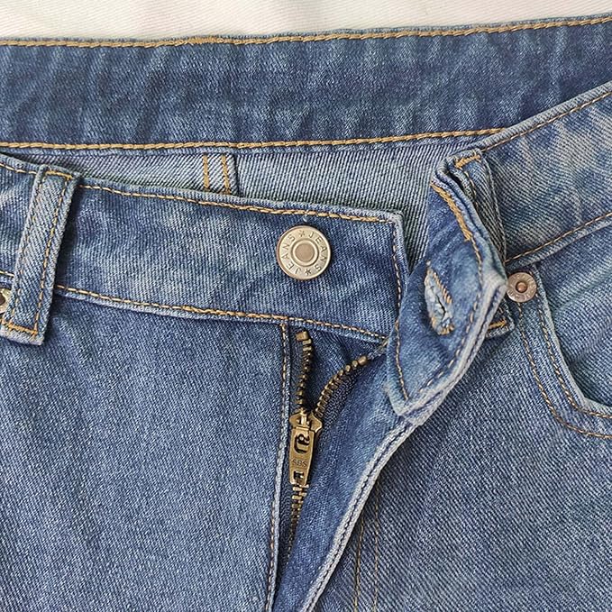 Jeans cropped donna blu a gamba larga, con stile unico e comfort elevato, perfetti per la moda casual quotidiana.